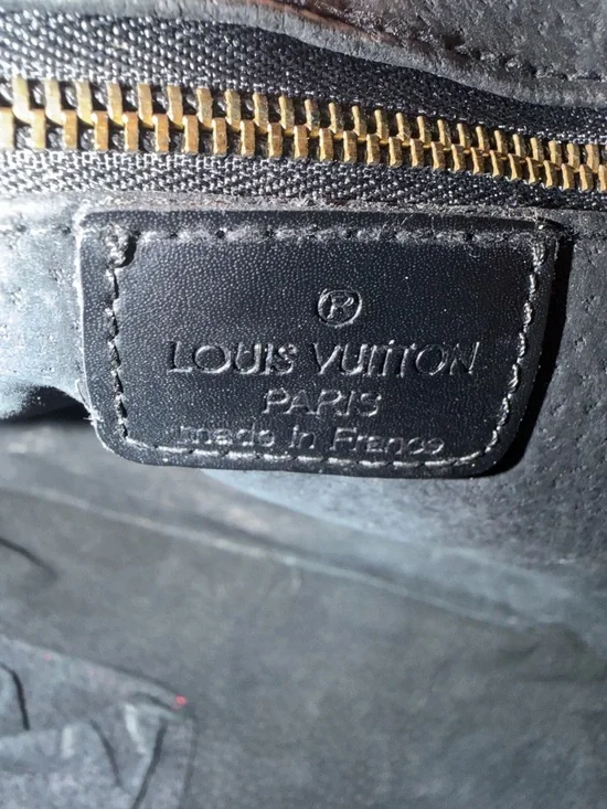 LOUIS VUITTON Epi Leather Sablon Handbag Black Tophandle bag - Fair condition - Picture 10 of 12